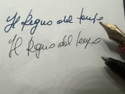 🔴 AURORA penna stilografica Idea ROSSA pennino M e sfera scrivono vintage