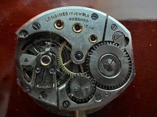 Longines Mouvement Montre Calibre 15.19 De Examen Mouvement Manuel