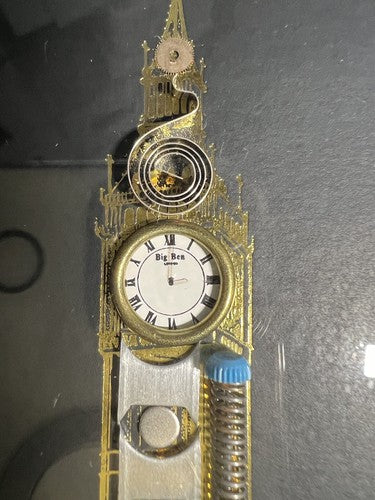 Big Ben Mouvements Montres Authentique Piles Spirale En Image 17x21 CM 