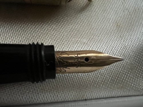 Universal Stylo-Plume Stylo à Plume Rétractable Or Argent Fonctionne Vintage