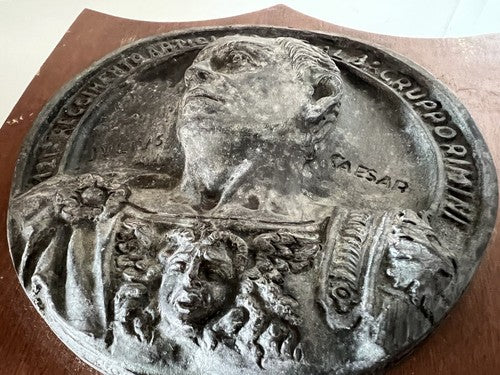 🔴 Military Crest CESARE 12 ARTILLERY REGIMENT Rimini group 1984 bronze 