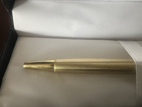 Pelikan Stylo-Plume Sphère Corps Et Bouton Automatique Métal Doré Écrit Rétro 