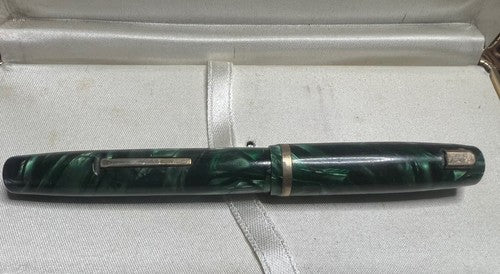 🔴 EVERSHARP Oxford Vintage-Hebelfüllfederhalter aus Zelluloid SCHREIBT '30 