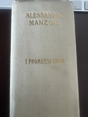 Livre Manzoni I Promessi Mariés Collection Salani Couverture Rigide Lin