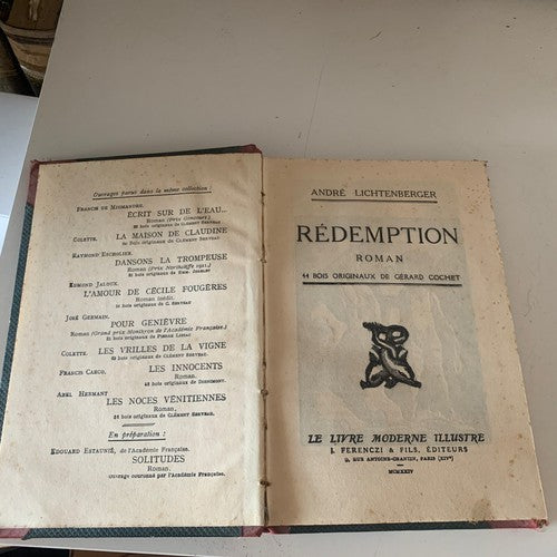 🔴 French book REDEMPTION Andrè Lichtenberger Gerard Cochet 