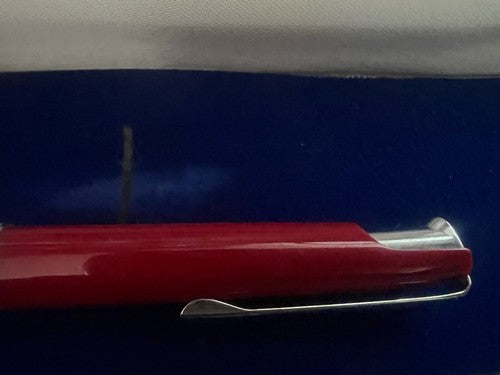 Aurora Stylo-Plume Sphère Automatique Rouge Écrit Avec Trousse Vintage 