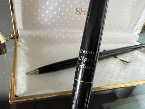 🔴 SHEAFFER penne sfera stilofori DECOR BALLPOINT boccalini supporti scrivania