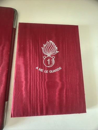 🔴 Vintage Tagebuchhalter des sardischen Granatier-Regiments Rom für mich – Die Garde 