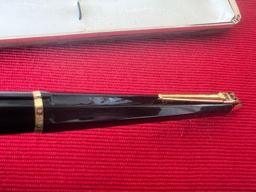 Ballograf Stylo-Plume Sphère Période Noire Bouton Automatique Or 4 