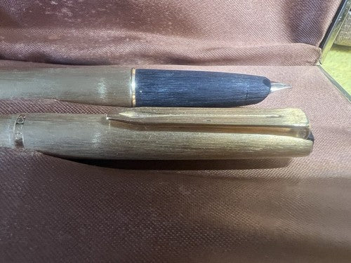 Aurora Stylo-Plume Stylo à Plume Et Sphère 98 Or F Scrivono Vintage