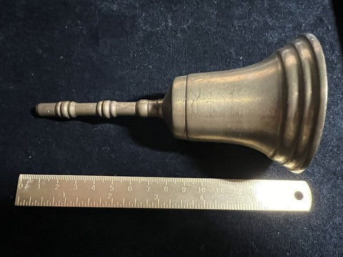 🔴 CAMPANELLO campanella campana metallo diametro 6,5 h 14 ORIGINALE vintage