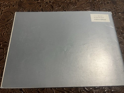 🔴 RENAULT 5 ORIGINAL Oldtimer-Bedienungsanleitung, 2. Auflage, ITA 