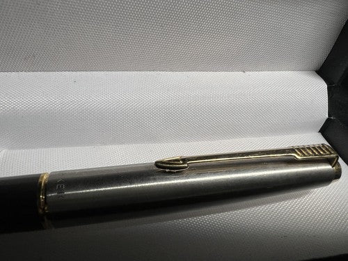 Parker Pen Fountain Pen Grey Corpo Long Cartridge A Marking Vintage