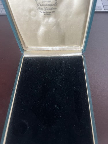 🔴 CAVALIERE scatola medaglia onorificenza custodia astuccio cofanetto N.4