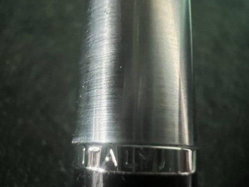 🔴 AURORA penna sfera refill roller Style nera cappuccio cromato scrive