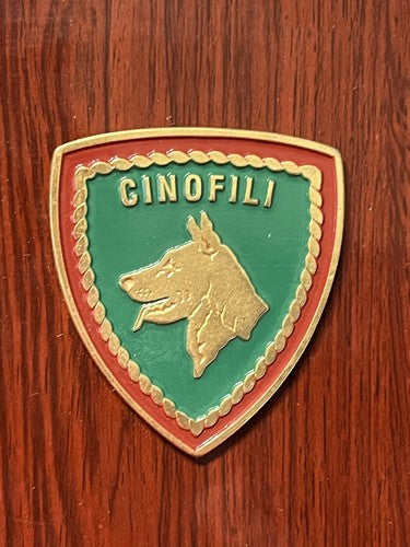 🔴 Crest GUARDIA FINANZA scudo di metallo e legno lucidato LOTTO 3 PEZZI h 15 cm