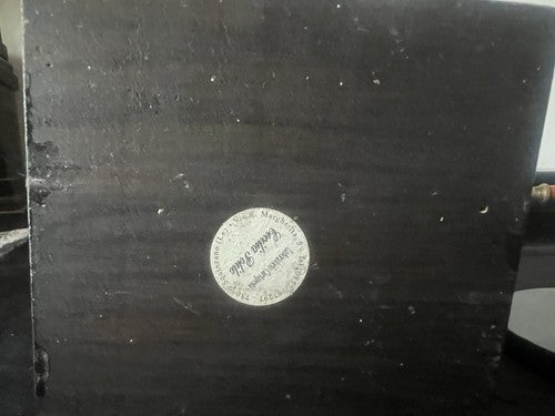 🔴 Statua scultura CARTAPESTA firmata CECILIA POLITO dama Firenze 11x11 h 42 cm