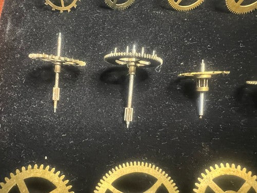 Roue Horloge Vitesse Mouvement Cassette Pendule Table Lot 21 Pièces