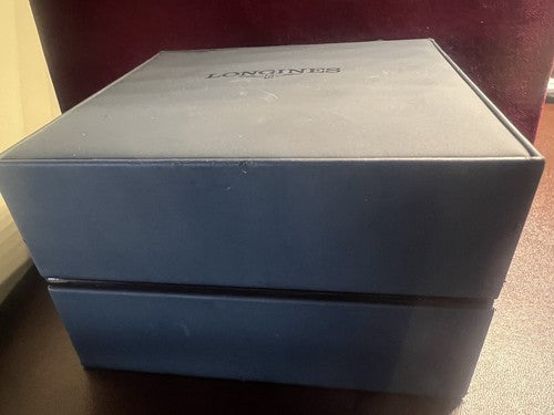 🔴 LONGINES box scatola orologio cofanetto astuccio custodia ISTRUZIONI completo