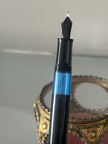 🔴 ITALPEN ORO penna stilografica nera finestra trasparente pistone RICAMBI