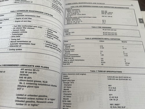 FIAT 124 SPIDER 2000 Wartungs- und Technikhandbücher (Englisch, Vintage, selten) 