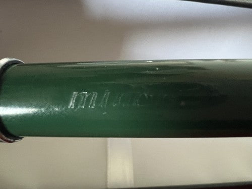 🔴 ERO penne stilografiche MINOR verde nere a PISTONE scrive vintage