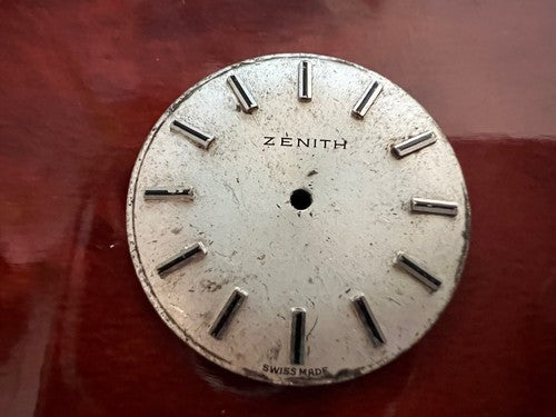 🔴 ZENITH watch movement champagne dial to be overhauled vintage parts 