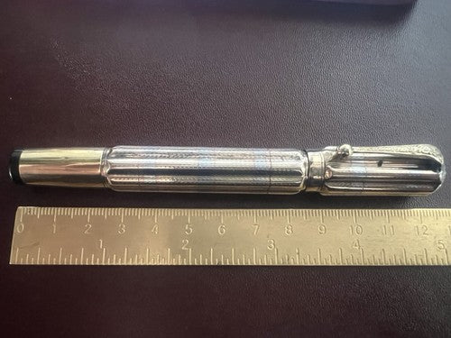 🔴 WATERMAN'S penna stilografica retrattile pennino ORO funziona vintage B