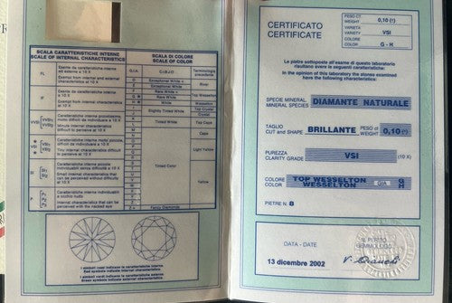 Boîte Monnaie Lyre Or Diamant Certifié Étui Spécial