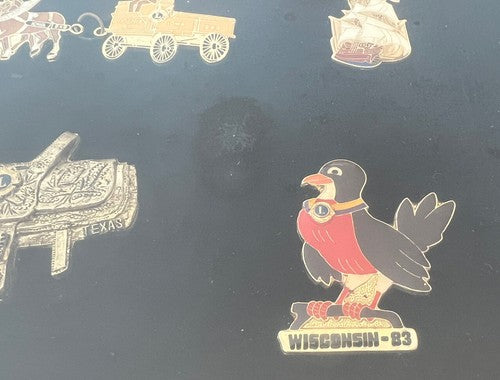 🔴 LIONS CLUB Stati Uniti Atalanta Wisconsin pin's metallo smalti vintage