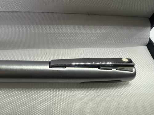 🔴 SHEAFFER penna a sfera cromata satinata profili lucidi clip a scatto vintage