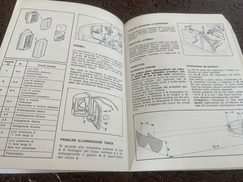 Mini Booklet Car Use Maintenance Of Tommaso Italian Original Vintage