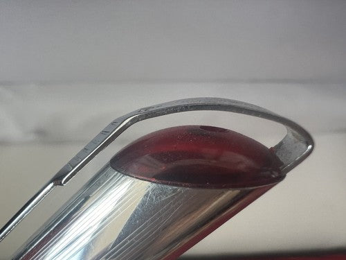 Jutou 636 Stylo-Plume Stylo à Plume Avec Pierre Rouge Clawset Écrit Vintage