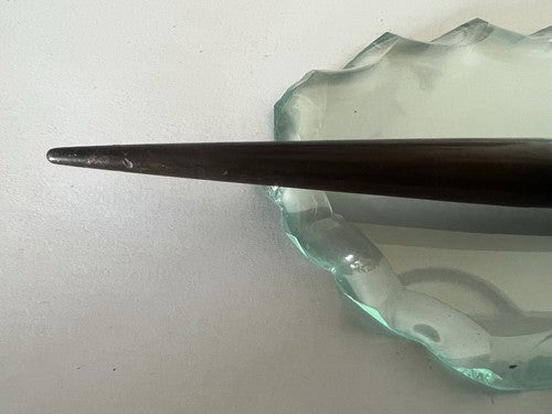 🔴 COLUMBUS penna stilografica 10 stiloforo nera da scrivania scrive vintage