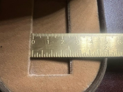 🔴 GUCCI scatola accendino marrone floccato misure come foto vintage