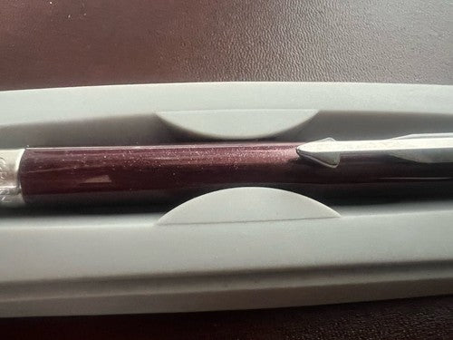 🔴 PARKER penna sfera rossa Vector a scatto scrive con astuccio