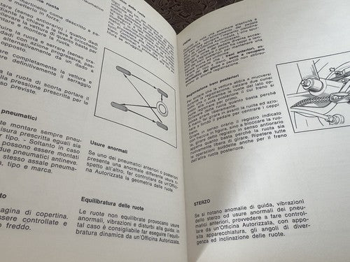 🔴 Originale italienische Vintage-Benutzer- und Wartungsanleitung für MINI 90-120 