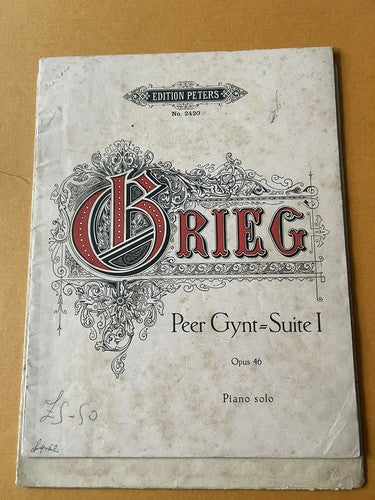 🔴 BRIEG Noten in deutscher Sprache wie abgebildet, 4 STÜCKE Vintage 
