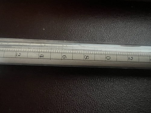 🔴 CENTIGRADE großes Glasampullenthermometer aus den 50er Jahren mit Holzkasten 