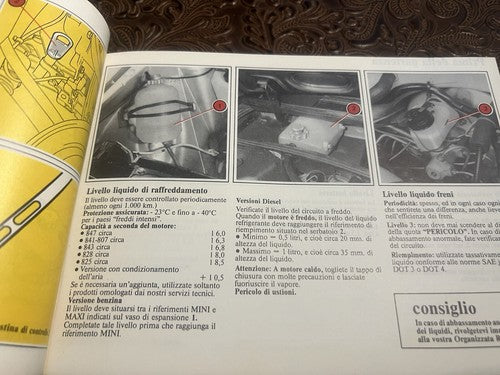 Renault 18 Booklet Car Use and Maintenance Vintage Original Italian