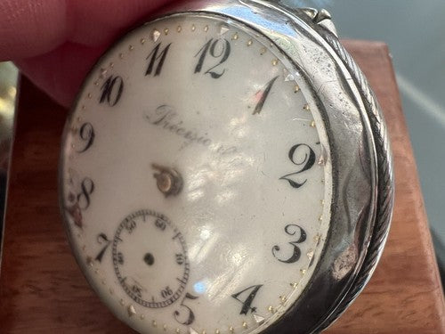 Remontoir Montre Poche Argent 800 Cylindres Manuel De Examen Pièces 