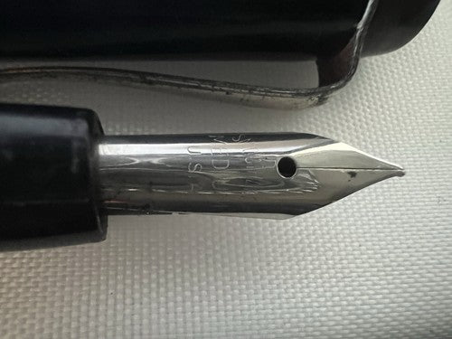 Mentmore Stylo-Plume Stylo à Plume Celluloid Diplôme à Bouton Écrit Vintage