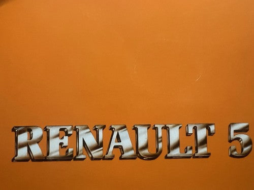 Renault 5 Booklet Car Use and Maintenance Vintage Original 2 Edition It