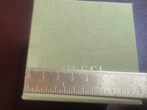 🔴 GUCCI scatola gioiello astuccio cofanetto verde telato con istruzioni