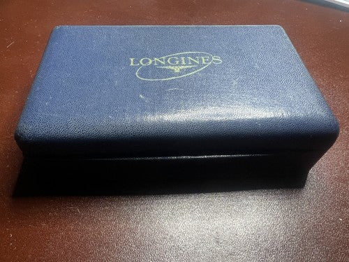 🔴 LONGINES Uhrenbox, Etui, Vintage 1950er Jahre 