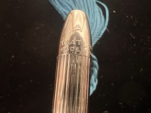 Waterman Stylo-Plume Sphère Lady Chrome Spline Bit Avec Boîte Vintage