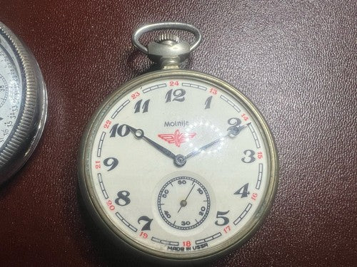 🔴 Orologi tasca MOLINJA WINTHAL pezzi parti ricambio treno locomotiva vintage