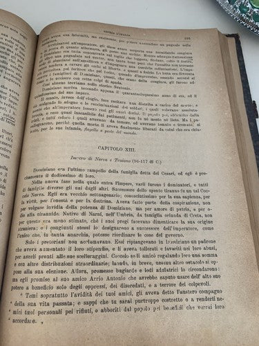 Livre Storia D'Italia Illustré Imprimé Partir Peuple Stefanoni Antique 1890