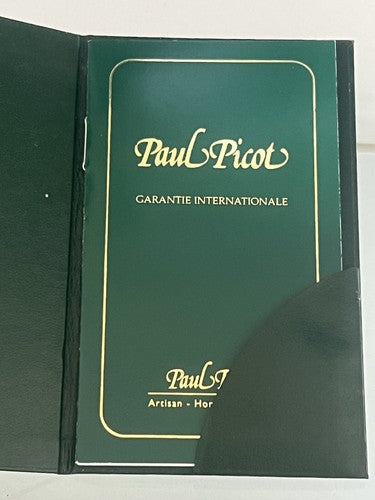 Paul Picot Certifié Garantie International Montre Porte-Garantie Ceinture 