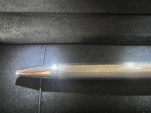 🔴 Penna sfera ARGENTO 925 MASSICCIO 925 timbro da personalizzare scrive 2